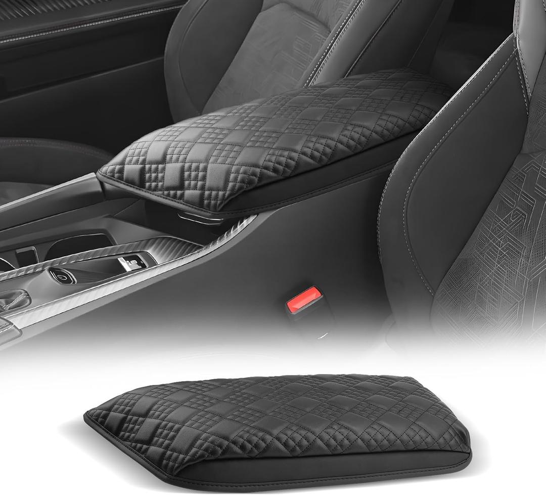 CDEFG for 2024 2025 2026 Dodge Charger Daytona Center Console Cover Armrest Box Cover for Charger Daytona (R/T, Scat Pack) Accessories Console Arm Rest Protector Thickened