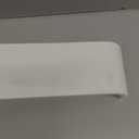 Kazai. Wall-Mounted Coat Rack 'Toke' - Modern Design Coat Rack with Hidden Wall Hooks - Solid Wood Veneer Panel Coat Hanger - White