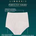 Vanity Fair Women's High Waisted Underwear, Full Coverage Ladies Panties, Perfectly Yours Briefs (XL)