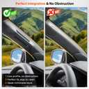 A-Pillar Grab Handle Driver Side (4th Gen) Compatible with Toyota Tacoma 2024 2025 2026 Sturdy Interior Assist AccessoriesTruck Interior Trim, No Drilling & No Cutting& Sturdy
