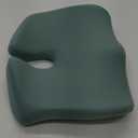 C CUSHION LAB Patented Pressure Relief Seat Cushion for Long Sitting Hours on Office/Home Chair, Car, Wheelchair - Extra-Dense Memory Foam for Hip, Tailbone, Coccyx, Sciatica - Wellness Green