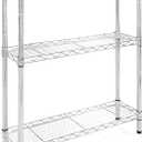 Shelving Inc. 8" d x 30" w Chrome Wire Shelving with 3 Tier Shelves, Weight Capacity 800lbs Per Shelf (8" d x 30" w x 34" h)
