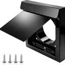 4 Inch Dryer Vent Guard,Magnetic Dryer Vent Cover Outside,Bathroom and Dryer Vent Cover,Dryer Wall Vent -Black