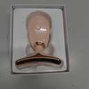 7 Color Face and Neck Massager Light Therapy, Red Light Based Facial Massager for Skin Care, Firming, Smoothing (Rose Golden)