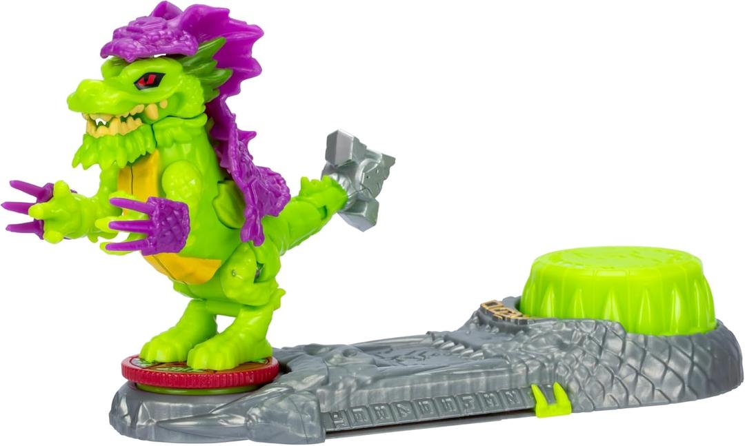 Legends of Akedo Ninja Bosses, Venom Claw, 3" Tall Battling Action Figure with 360 Tail Whip and Claw Attack Spin Action, Double Defense Armor That Pops Off When Struck, 4 Ninja Bosses to Collect