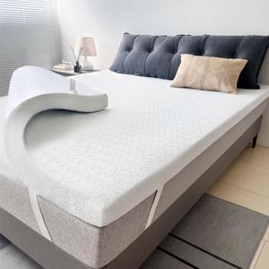 Airensky 3 Inch Memory Foam Mattress Topper,Cooling Gel Infused High Density Twin XL(39"x80") Topper with Removable Skin-Friendly Cover,Bed Topper for Pressure Relief Back Pain, CertiPUR-US Certified