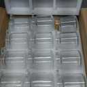 24Pack Glass Bottles with Lids, 50ml Small Glass Bottles with Cork Stopper Storage, Decorative Empty Mini Glasses Bottle for DIY Art Crafts, Projects Decoration, Party Supplies,Wedding