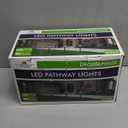 EXCMARK 10 Pack Solar Lights Outdoor Garden Pathway Solar Powered Yard Lights for Walkway Sidewalk Driveway. (Warm White)