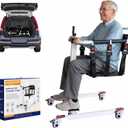 Patient Lift Transfer Chair, Transfer Chairs for Seniors, Lift Assit Chair for Elderly and Disabled, Transfer Wheelchair to Car Device, Sit to Stand Lift Aid, Lift for Home Use (White)