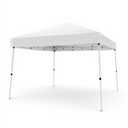 10x10ft Pop Up Canopy Tent with Slant Legs Outdoor Instant Gazebo Shelter, UV-Resistant Waterproof Cover, Adjustable Height, Carrying Bag 8x8ft Shade for Patio, Beach, Garden, Events