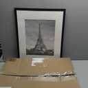 Upsimples 16x20 Picture Frame, Display Pictures 11x14 with Mat or 16 x 20 Without, Wall Hanging Poster Frame, Black, 1 Pack