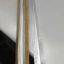 Besseto Plaster-in LED Channel 6 Pack 3.3FT/1 Meter Trim Edge Tile LED Strip Aluminum Channel, Trimless Recessed Drywall Aluminum LED Profile with Milky Diffuser and End Caps