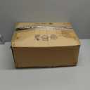 Boho Rattan Floor Lamp with Shade - 12W Bright LED Bulb, Adjustable Height 48-60 Inch, Remote Control 3 Color Temperatures,Farmhouse Handwoven Arc Standing Light for Living Room Bedroom (Small, Bohemian Black)