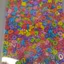 Augshy 700Pcs Large Letter Beads Colorful Plastic A-Z Mixed Alphabet Shape Beads for Jewelry Making Bracelets Necklaces Key Chains Shoelaces Crafts Party Decor(9x12mm)
