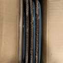 AmorArc Ceramic Dinnerware Sets for 4, 12 Pieces Square Handpainted Plates and Bowls Set, Chip and Scratch Resistant Stoneware Dishes Set, Dishwasher & Microwave Safe, Ocean Blue