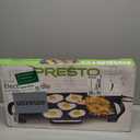 Presto 07061 22-Inch Electric Griddle with Removable Handles, Extra-Large Nonstick Ceramic Surface, Black