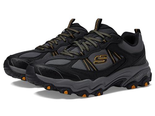 Skechers Men's Stamina at Upper Stitch Sneaker, Black, 10