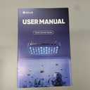 WILLS Full Spectrum Aquarium Light, Reef Lights for Coral with Dual Dimmable Channels, 105 Premium SMD Chips, Daisy Chain Design, Hanging Saltwater Fish Tank Light for SPS/LPS Coral Reef (300W/Black)