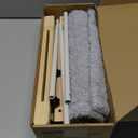 Zakkart Easy Seat Cat Perch for Window Sill - Hammock Design w/Pine Wood & Robust Metal Frame - Cat Window Seat for Large Cats and Kittens (Natural Color Wood w/Gray Bed, Large (26''W x 14''D))