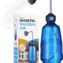 Watering Can 450ML,Succulent Watering Bottle Plant Flower Squeeze Bottle Plastic Bend Mouth Safety Wash Bottle 2 In 1 Spray Head Functionality (Blue)