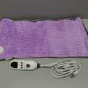 Heating Pad for Back, 12"24" Heating Pad for Period Cramps/Neck/Shoulder/Body Pain Relief, Electric Moist Heat Pad with 9 Heat Settings & 4 Auto-Off, Mothers Day Birthday Gifts for Women Mom, Purple