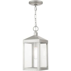 Livex Lighting 1-Light Pendant, Brushed Nickel