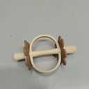 haakaa Silicone Baby Teether Toys,Nipple-Shaped End for Gum Massage,360 Baby Toothbrush Head for Self-Brushing Training,Easy to Grip-Cocoa