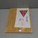 Bamboo Cutting Board for Kitchen - Wood Chopping & Charcuterie Board | Made with Moso Bamboo - Double Sided Butcher Block (13.2" x 9.8" / 33.5 x 25 cm)