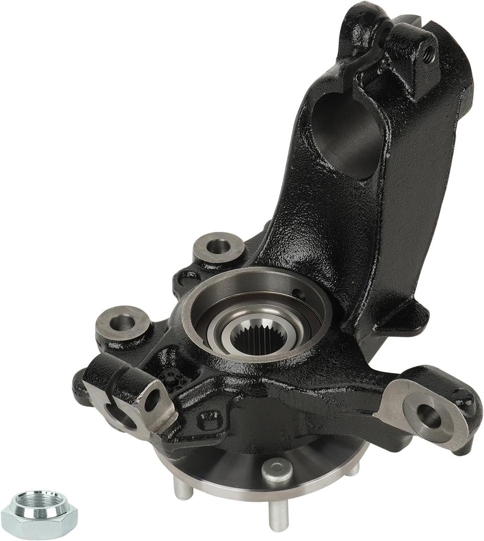 Front Right Steering Knuckle & Wheel Bearing Hub Assembly for Ford Focus 2012-2018 2L L4, w/5-Lug, Passenger Side