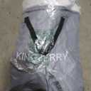 KINGJERRY Twin XL Air Mattress with Built-in Pump, 18" Raised Comfort, Upgraded 80" Length, Dual-Layer Leakproof, Support 500 lbs, 2 Min Inflation, Inflatable Blow-up Bed for Home Camping Guests