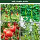 65"x48" Cucumber Trellis for Raised Bed, U-Shape Garden Trellis for Climbing Plants Outdoor, Metal Arch Vegetables Trellis, Detachable Cucumber Plant Support for Tomato,Squash