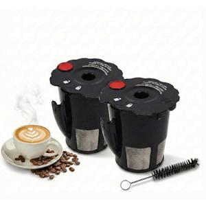 119367 Reusable Coffee with Ke.urig Filter Replacement Part by Canmax - Reusable K Cups Compatible with Keurig K-cup 2.0 Series Keurig Reusable Coffee Pods Model - Pack of 2