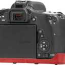 MegaGear Ever Ready Leather Camera Case & Strap - Compatible with Canon EOS Rebel T6s/760D/8000D (18-55mm)