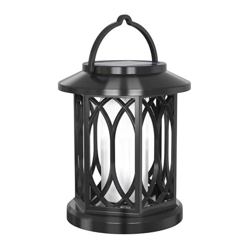 Solar Lanterns Outdoor Waterproof, Upgraded Bright Hanging Solar Lights for Outside, Solar Powered Lanterns Lighting LED for Garden Patio Yard Decorative 4Pack