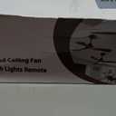 QUTWOB 42" Wood Ceiling Fan with Light, Reversible DC Motor, Remote Control
