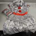 Morph Movie Clown Costume For Girls - Scary Kids Halloween Costume - Creepy Clown Outfit For Girls (X-Large)