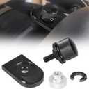 Black Style Rear Fender Seat Bolt Lock Screw Tab Knob Cover Nut Mount Kit Fit for Harley Touring Street Glide Road King Dyna Sportster 1996-2024 Accessories