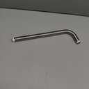 12 Inch Shower Arm with Flange,Stainless Steel 90 Degree Rain Shower Head Extension Arm,Wall-Mounted Shower Head Arm for Fixed Shower Head,Brushed Nickel