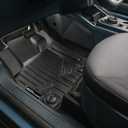 SMARTLINER Custom Fit All Weather 2 Row Floor Mat Liner Set Compatible with 2022-2025 Ford Maverick