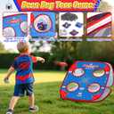 Spider Bean Bag Toss Game for Kids: 4-in-1 Cornhole Board Indoor Outdoor Toys for Kids Boys Girls 3 4 5 6 7 8 Year Old Birthday Gift, Outside Activity Beach Backyard Lawn Family Party Game