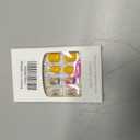 Fall Press on Nails Short Square Fake Nails Full Cover Glossy Nail Acrylic Nails Falleen Leaves Stick on Nails Autumn Glue on Nails Cute Press on Nail for Women and Girls 24Pcs