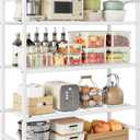 36.4" W Storage Shelves, 5-Tier Metal Shelving Unit with Leveling Feet, 36.4" x 11.8" x 68.3"