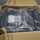 2 Pack XXL Bleacher Seat w/ Back & Cushion, Stadium Seat w/ Support - Black