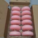 10 Hour Pink Floating Candles Large 3" Unscented Dripless Pool Water Wax Floating Candles for Vases, Centerpieces at Valentine's Day Wedding, Party, Holiday, Set of 12