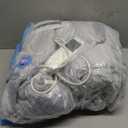 Electric Heated Blankets Hoodie for Women with Removable FootPocket,Wearable Heated Blanket Throw with Sleeves Heated Robe Flannel&Sherpa Heating Wrap Poncho Shawl with 9 Temp 50"x80" (Light Grey)