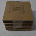 4 Pack 100W LED Flood Light, IP66 Waterproof Outside Flood Light, 12500LM Super Bright Outdoor Security Lights, 5000K Daylight White Floodlight for Yard Garden Playground Basketball Court Patio