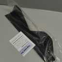 Stainless Steel Stove Gap Covers (2 Pack), Upgraded Version, Stove Gap Filler, Range Trim Kit for Kitchen Counter, Heat Resistant, Adjustable Length 13.8 to 27.5, Width1.3 (Round Edge - Black)