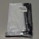 SUNEE Multisize Mesh Zipper Pouches (Black, 21 Packs), Water-Resistant Zip Bag for School Office Supplies, Puzzles & Games Organizing Storage (4x6-10x14)