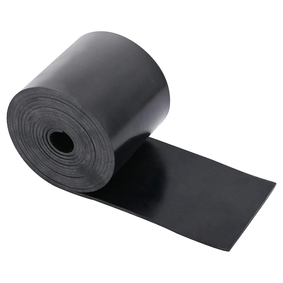 Neoprene Rubber Sheet - 1/8 Inch Thick x 4 Inch Wide x 10 Feet Long Neoprene Rubber Strips Rolls for DIY Gaskets, Pads, Seals, Crafts, Flooring, Cushioning of Anti-Vibration, Anti-Slip