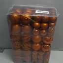 Yunsailing 100 Pcs Christmas Ball Ornaments Decorative Hanging Baubles Set Xmas Balls Seasonal Decorative Pendants for Christmas Tree Party Decorations